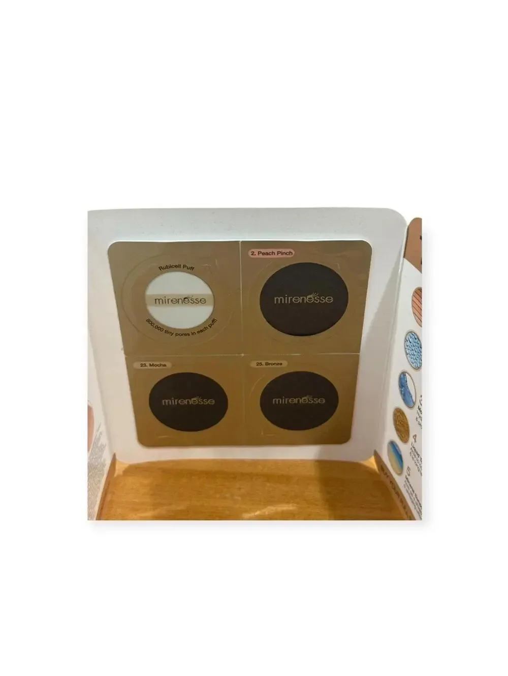 new Mirenesse 𖦹 10 collagen cushion airbrush liquid powder 𖦹 foundation blush